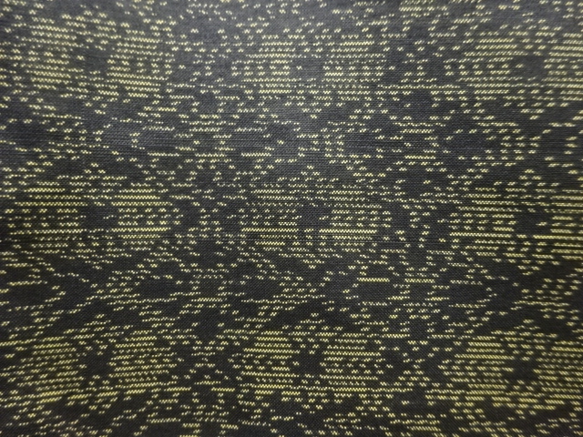 JAPANESE KIMONO / ANTIQUE KIMONO / DORO OSHIMA TSUMUGI / WOVEN RHOMBUS FLOWER